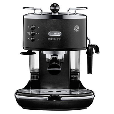 De'Longhi Icona Micalite Espresso Coffee Machine, Black De'Longhi Icona Micalite Espresso Coffee Machine, Black